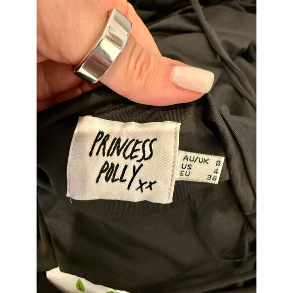 Princess Polly Eliza mini dress black - size 4 - Picture 8 of 9